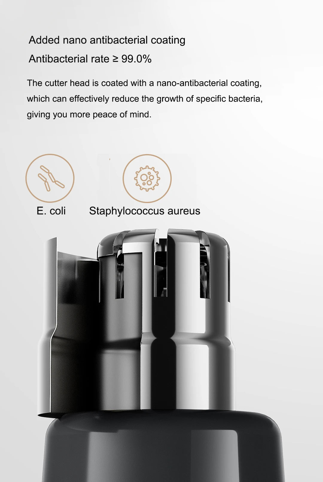 2023 NEW XIAOMI Mijia Electric Nose Hair Trimmer Portable Nose Ears Hair Eyebrow Trimmer for Men Rechargeable Painless Clipper