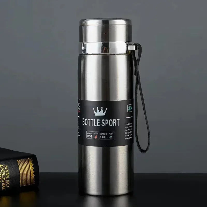 1L Thermal Water Bottle Keep Cold and Hot Water Bottle Thermos for Water Tea Coffee Vacuum Flasks Stainless Steel Thermos Bottle