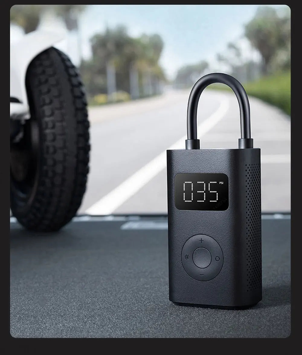 Xiaomi Mijia Air Pump 2 25%Speed Boost Mini Portable Electric Air Compressor Treasure 150PSI Type-C LED Multitool Inflator Xiomi