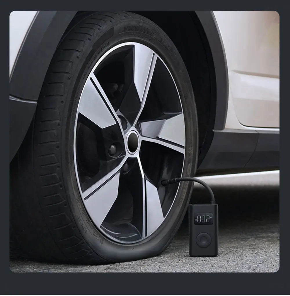 Xiaomi Mijia Air Pump 2 25%Speed Boost Mini Portable Electric Air Compressor Treasure 150PSI Type-C LED Multitool Inflator Xiomi