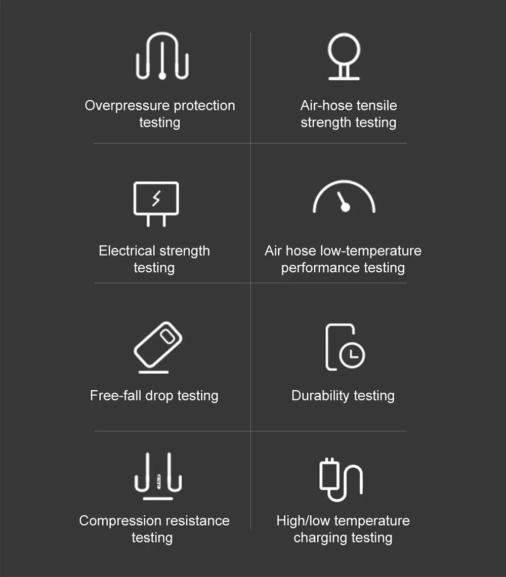 Xiaomi Mijia Air Pump 2 25%Speed Boost Mini Portable Electric Air Compressor Treasure 150PSI Type-C LED Multitool Inflator Xiomi